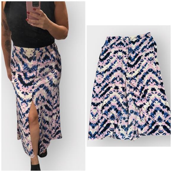 Laundry by Shelli Segal tie dye maxi skirt - Picture 1 of 10
